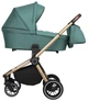 Детская универсальная коляска CARRELLO Epica (золотая рама) CRL-8510 (2in1) Tea Green Бирюзовая (CRL-8510 (2in1) Tea Green) - изображение 2