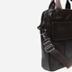 Сумка планшет мужская из натуральной кожи Laras K108863 Коричневая (ROZ6206118195) - изображение 5