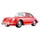 Автомодель - PORSCHE 356B (1961) Bburago червоний, 1:24 - зображення 1