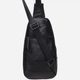 Сумка слинг через плечо мужская из натуральной кожи Laras K101037 Black (ROZ6300004234) - изображение 3