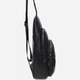 Сумка слинг через плечо мужская из натуральной кожи Laras K101037 Black (ROZ6300004234) - изображение 5