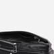 Сумка-слинг мужская кожаная Laras K102096 Black (ROZ6300004278) - изображение 7