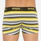 Набор трусов-боксеров мужских хлопковых Puma Worldhood Stripe Trunk 2P 501004001020 2 шт S Белый с серым, черным и желтым (8718824805481) - изображение 3