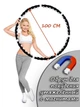 Массажный обруч Халахуп с магнитами утяжеленный MASSAGING HOOP PROFESSIONAL BRADEX тренажер хулахуп для похудения - изображение 2