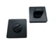 Дверна ручка на розетах для міжкімнатних дверей Vortex AS-16 Black(matte) WC - зображення 5