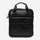 Сумка планшет через плечо мужская из натуральной кожи Laras K108860-black Черная (ROZ6400008843) - изображение 2