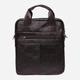 Сумка планшет через плечо мужская из натуральной кожи Laras K108859-brown Коричневая (ROZ6400008846) - изображение 3