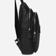 Сумка-слинг мужская кожаная Laras K10318-black Черная (ROZ6400008852) - изображение 5