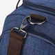 Спортивная сумка Vintage leather-20075 Синяя - изображение 5