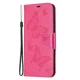 Чехол UniCase Butterfly Pattern для Xiaomi Mi 11 Lite / 11 Lite NE - Rose - изображение 3