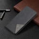 Чехол-книжка с кармашками UniCase Geometric Pattern для Xiaomi Mi 11 Lite / 11 Lite NE - Black - изображение 5