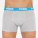 Набір трусів-боксерів чоловічих бавовняних Puma Basic Boxer 2P 521015001006 2 шт XL Сіро-жовті (8718824806884) - зображення 6