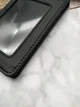 Вертикальный бейдж на ленте Button Black, бейджик с отделениями для пропуска, визиток и карточек, офисный бейдж на шнурке, Chansin (31261540) - изображение 7