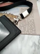 Вертикальный бейдж на ленте Button Black, бейджик с отделениями для пропуска, визиток и карточек, офисный бейдж на шнурке, Chansin (31261540) - изображение 8
