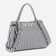 Сумка женская Guess Uptown chic turn-Lock 103 Черно-белая (H2000029613432) - изображение 2