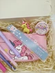 Канцелярський набір для школярів Unicorn Tiny HJKL, шкільний пенал, лінійка, олівець, ручка, канцелярія в школу (12866774) - зображення 7