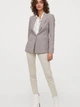Брюки женские H&M 0655784-1 34 Светло-бежевые (СА2000001721575) - изображение 3