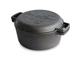 Кастрюля Brizoll чугунная 6л с кришкой-сковородкой(P-6L-3kh) - изображение 1