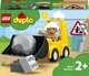 Zestaw klocków LEGO DUPLO Town Buldożer 10 elementów (10930) - obraz 1