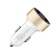 АЗУ авто зарядка HOCO Z26 High Praise 2USB LED 2.1A (белый) - изображение 3
