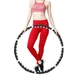 Массажный обруч халахуп Massaging Hoop Exerciser Professional Bradex с магнитами Black (lin-0630-OPTTYT) - изображение 4
