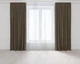 Комплект штор Lux Portiery Мікровелюр Шоколадно-Коричневих 200х265 - 2 шт (AV89783) - зображення 1