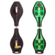 Рипстик скейт двухколесный роллерсерф Zelart Skull My Go 8833 Green-Black - изображение 1