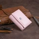 Маленьке портмоне зі шкіри жіноче ST Leather Рожеве 2857-87561 - зображення 6