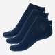 Набор мужских носков хлопковых HEAD Sneaker 3P Unisex 761010001-321 39-42 3 пары Синий (8718824272412) - изображение 1