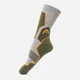Набор мужских носков HEAD Hiking Crew 2P Unisex 781001001-159 43-46 2 пары Серый/Зеленый (8718824473680) - изображение 4