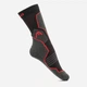 Набор мужских носков HEAD Hiking Crew 2P Unisex 781001001-232 43-46 2 пары Черный/Красный (8718824473710) - изображение 5