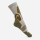 Набор мужских носков HEAD Hiking Crew 2P Unisex 781001001-159 43-46 2 пары Серый/Зеленый (8718824473680) - изображение 5