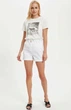 Футболка Defacto Stay wild-be strong 2XL Белая (DeF Woman -3012-5) - изображение 2