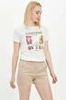 Футболка Defacto Everything is possible XL Белая (DeF Woman -3006-1) - изображение 3