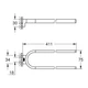 Держатель для полотенец двойной GROHE Selection 41059000 75мм прямоугольный металлический хром - изображение 2