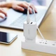 Зарядне мережеве BOROFONE BA37A Speedy (2USB 2.4A) Lightning Білий - зображення 3