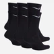 Набор мужских носков высоких хлопковых Nike U Nk Everyday Cush Crew BD SX7666-010 38-42 6 пар Черный (888408282750) - изображение 2
