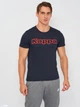 Футболка нательная мужская хлопковая Kappa K1335 M Темно-синяя (8032606509757) - изображение 1