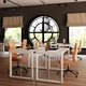 Офисный стол Fenster Прайм Белый ДСП Белое 76х130x70 - изображение 3