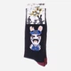 Носки мужские хлопковые Disney Lapins Cretins 93153261-7 43-46 Черные (3349610010977) - изображение 2