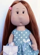 Интерьерная текстильная кукла ручной работы Кира Hand Made - изображение 3