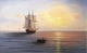 Картина маслом 50х80см Вітрильник в морі на полотні з кораблем, ручна робота художника Alleya-kartin - зображення 7