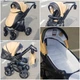 Детская коляска 2в1 Baby Pram Almondo Biege/Black - изображение 5