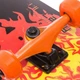 Скейтборд Skateboard Fire 880-3 Black-Orange - изображение 6