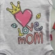 Боді дитячий Love Mom Lullaby 56-62 см сірий - зображення 3