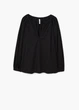 Блуза Mango XS Черный 14055743_18 - изображение 3