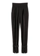 Брюки H&M 38 Черный 0562192_хлястик на кнопке_12 - изображение 1