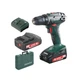 Аккумуляторная дрель-шуруповерт Metabo BS 18, 2 аккумуляторных блока Li-Power (18 В/2,0 Ач) (Кейс) 602207560 (5787) - изображение 1