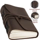 Шкіряний Блокнот записна книга B6 Comfy Strap ручної роботи зі шкіри Crazy Horse Темно-коричневий - зображення 6