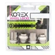 Секретные гайки на колеса Korex М12x1.5x33 Конус увеличенный Вращающееся кольцо Ключ 19-21 (Ford) под оригинальные диски - изображение 1